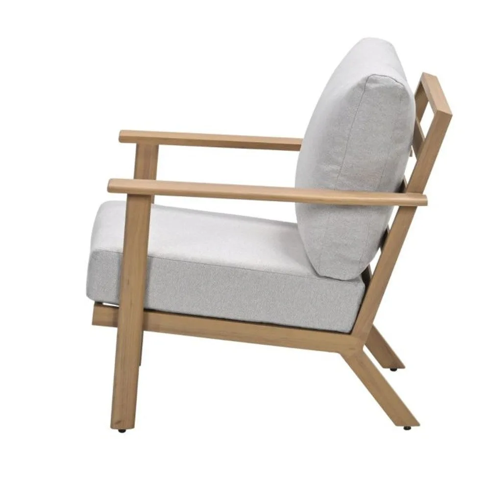 Garden Impressions Chicago lounge fauteuil natural teak look   desert sand