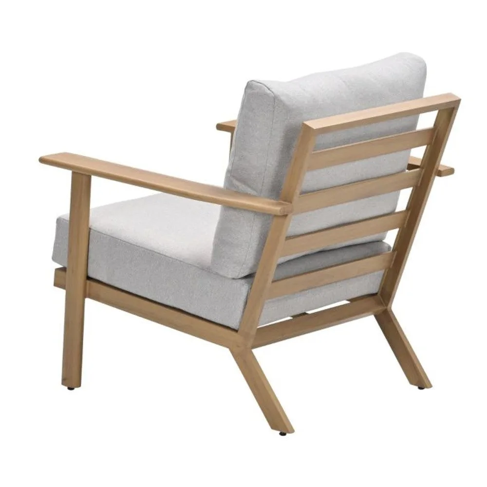Garden Impressions Chicago lounge fauteuil natural teak look   desert sand