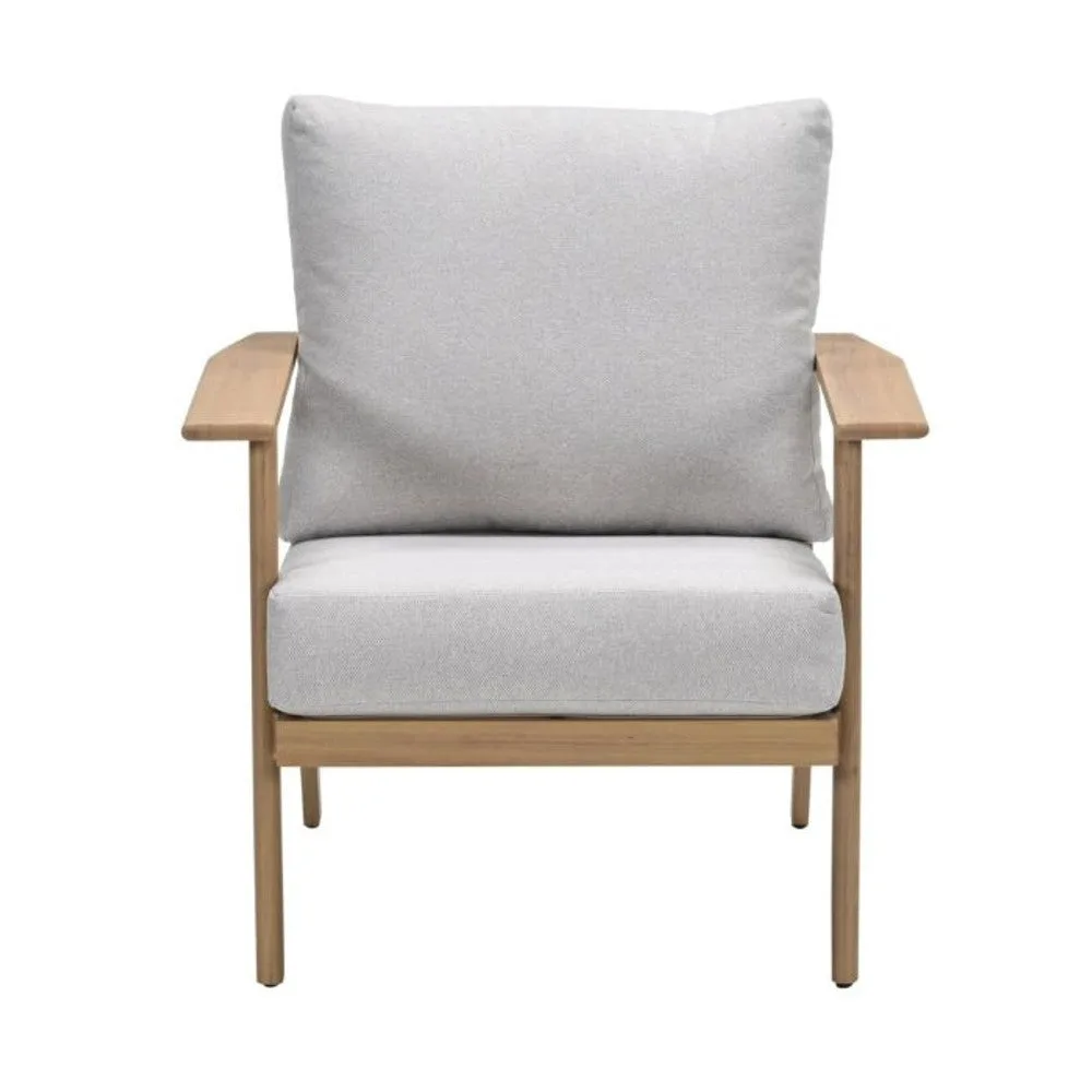 Garden Impressions Chicago lounge fauteuil natural teak look   desert sand
