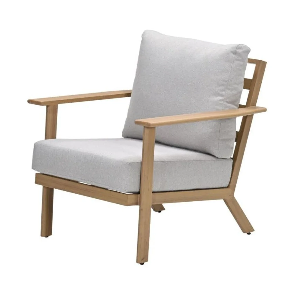 Garden Impressions Chicago lounge fauteuil natural teak look   desert sand