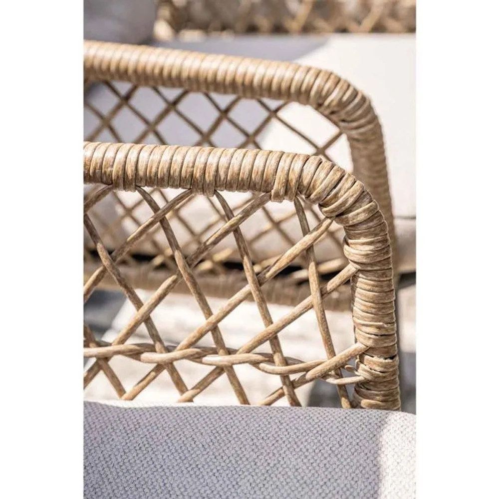 Garden Impressions Allasio dining fauteuil carbon black rope natural PE desert sand Vironwood