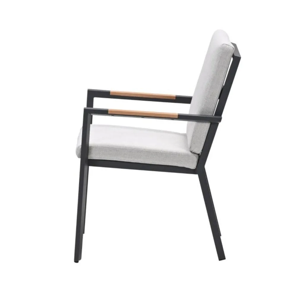 Felini dining stoel grijs - Garden Impressions