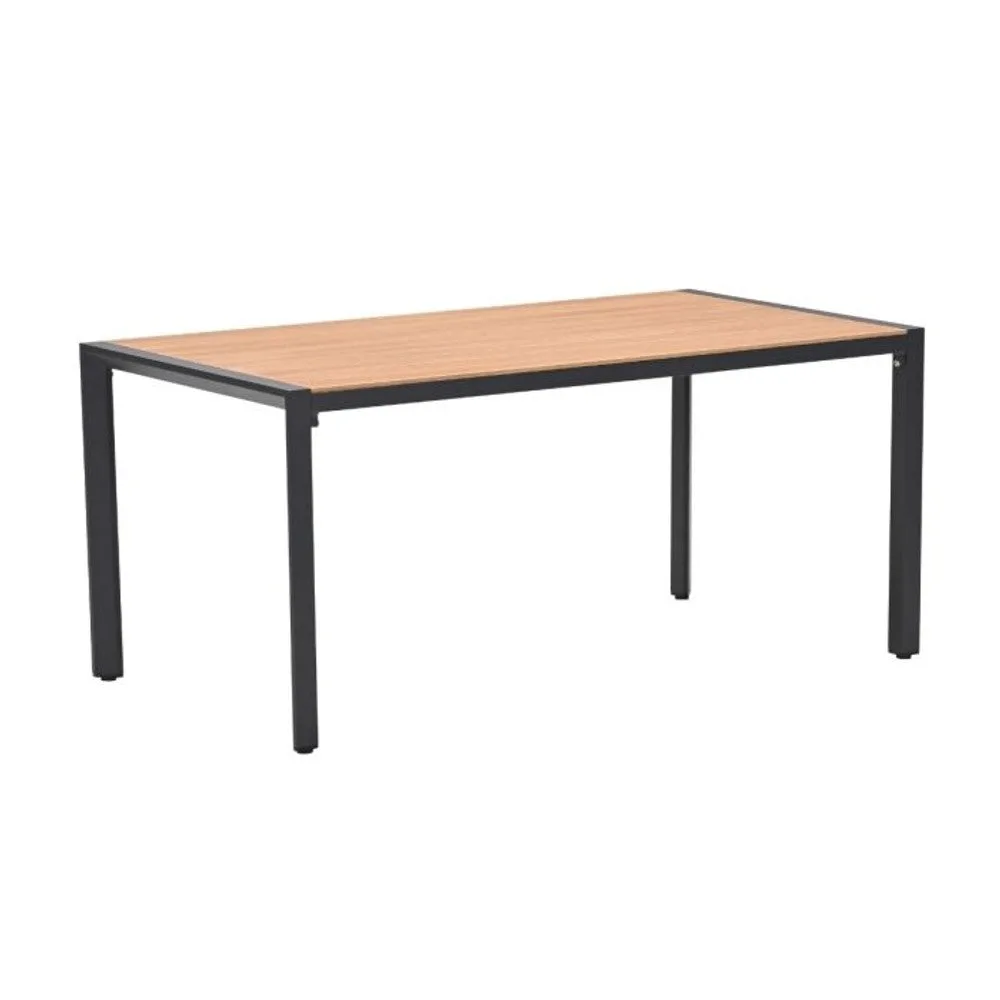 Garden Impressions Oklahoma/Felini tuinset 4 personen teaklook tafel 160 cm