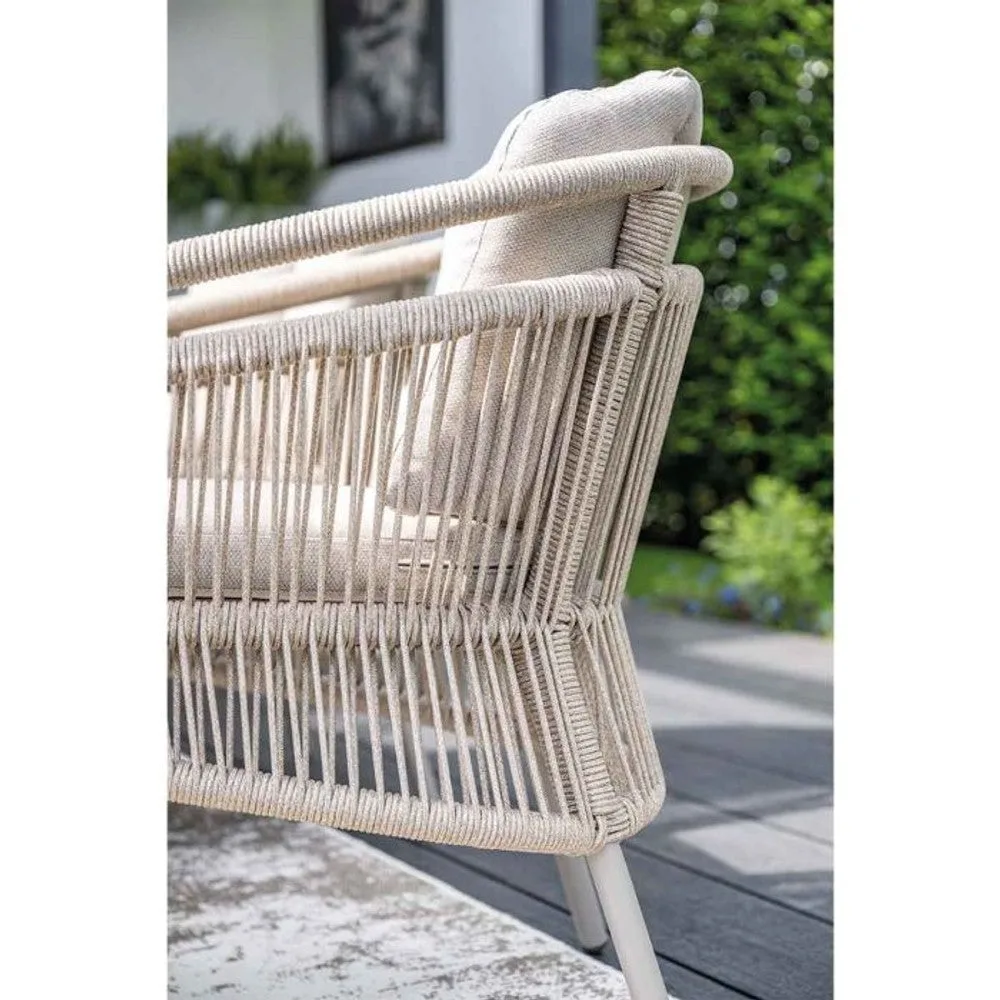 Prato dining stoel taupe - Garden Impressions