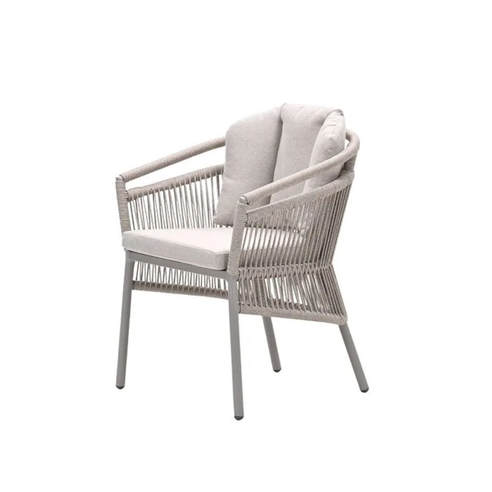 Prato dining stoel taupe - Garden Impressions