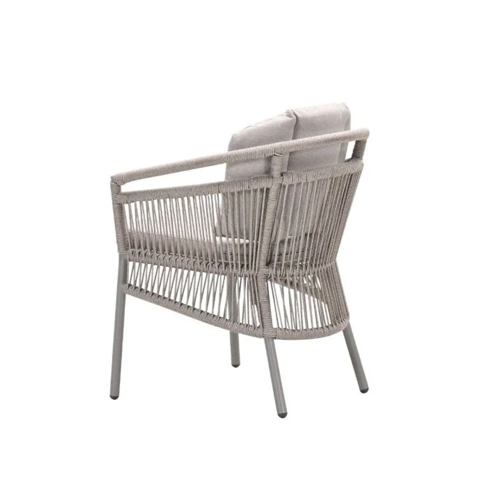 Prato dining stoel taupe - Garden Impressions
