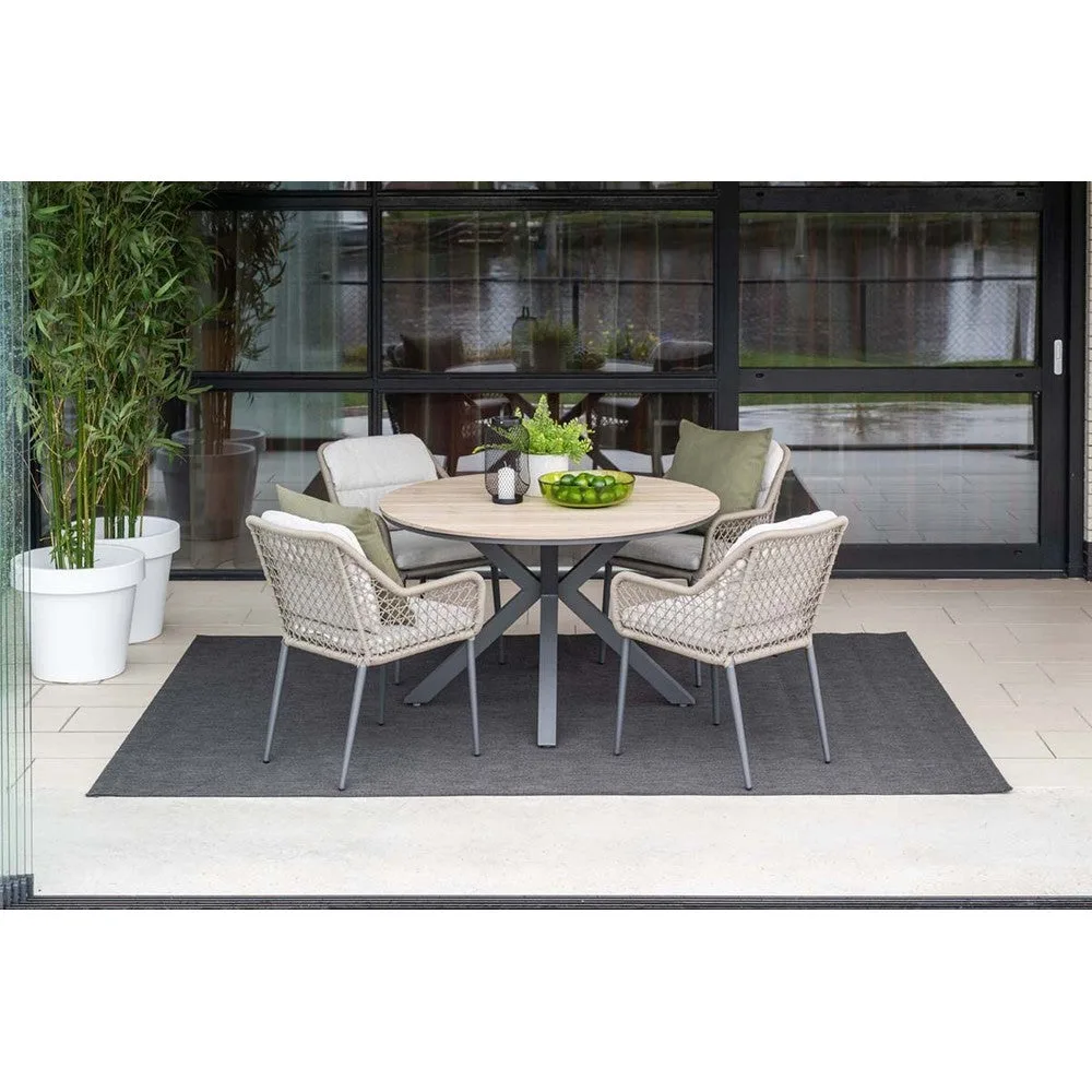 Toledo dining stoel grijs - Garden Impressions