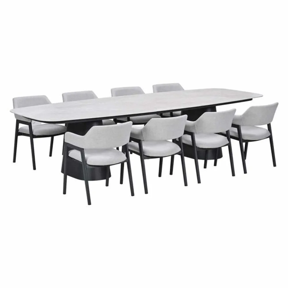 Selina tuinset 9-delig - Denver dining tuintafel 320x120 cm