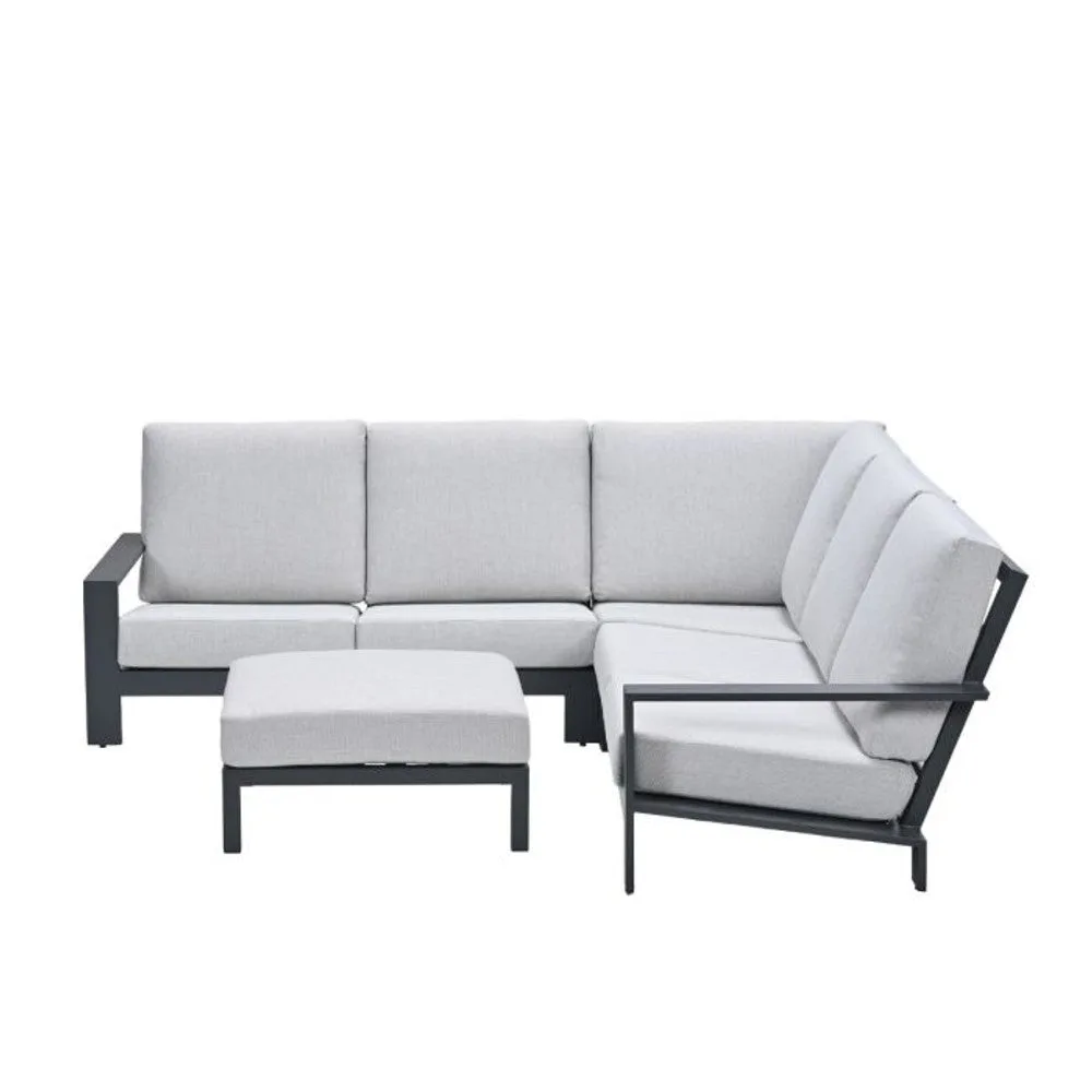 Lincoln loungeset antraciet - Garden Impressions