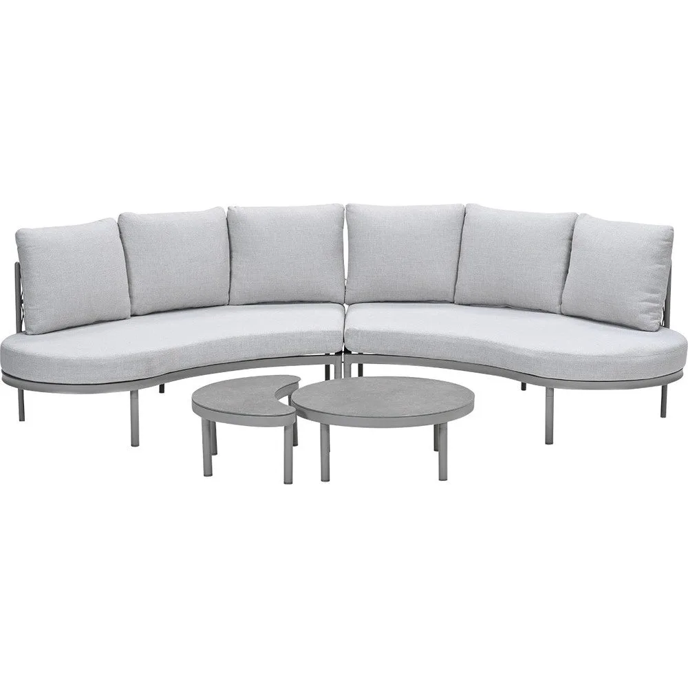 Solita loungeset taupe - Garden Impressions