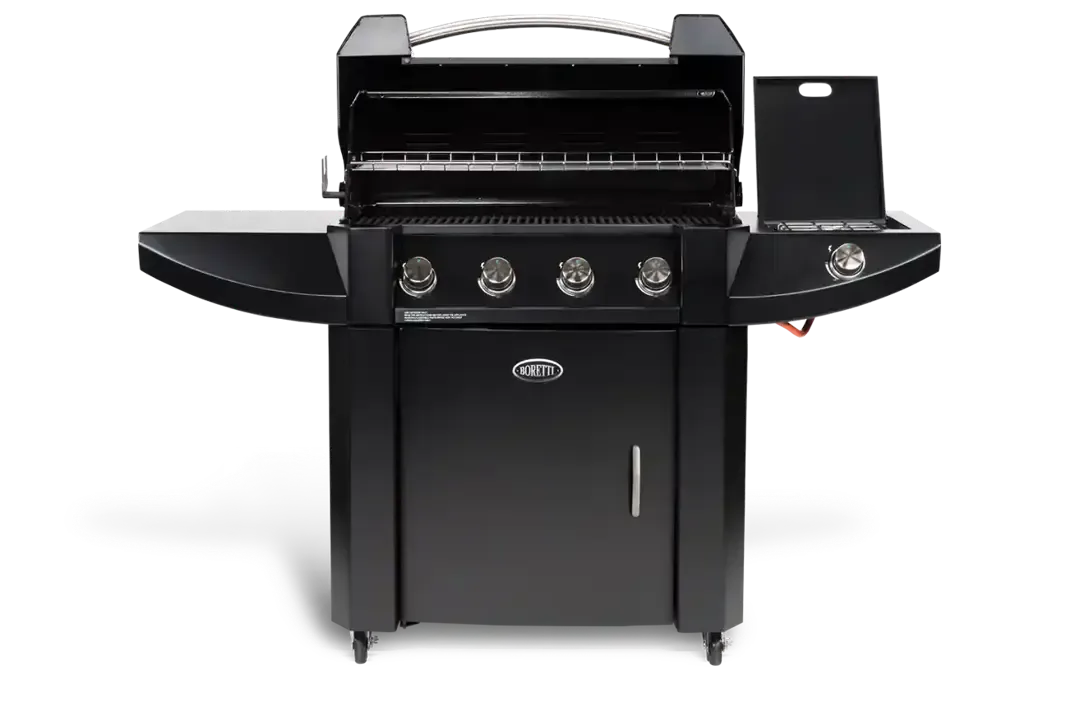 Boretti Robusto Gasbarbecue zijaanzicht