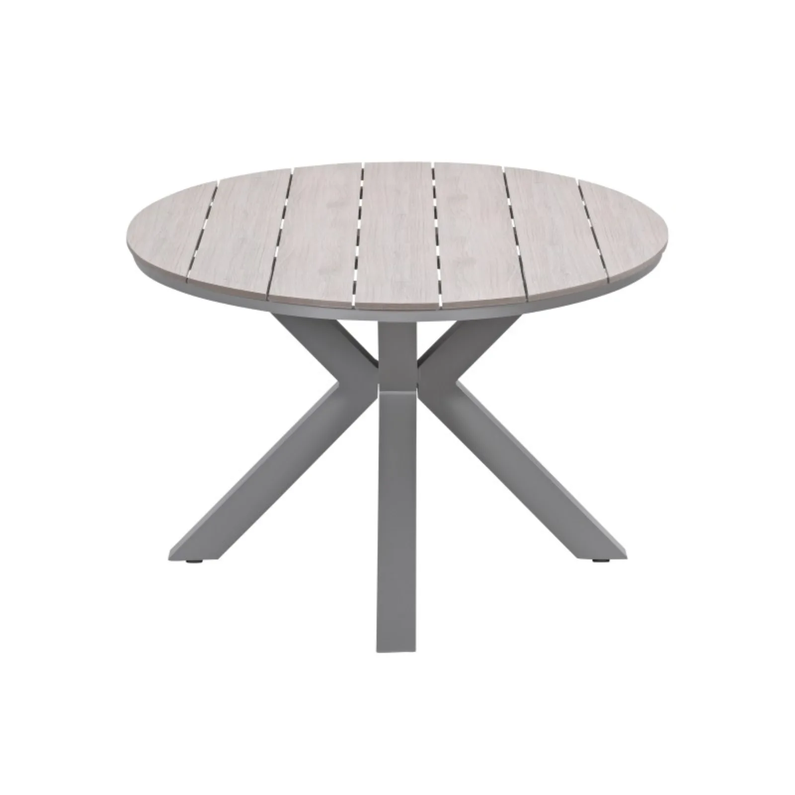 Edison tuintafel ovaal - 180x115 cm -taupe -light teak Vironwood 4