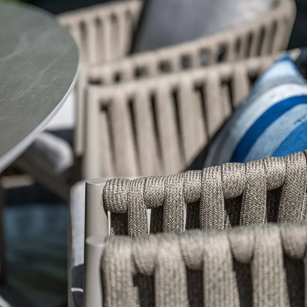 Teromos dining stoel - taupe - rope grijs zand - valley sand - afbeelding 5