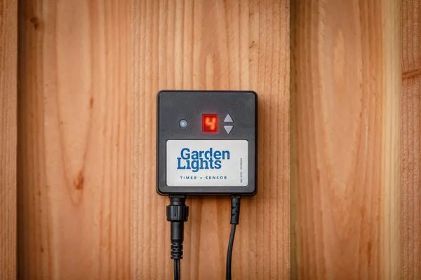 Garden Lights Timer + Dusk to Dawn Sensor