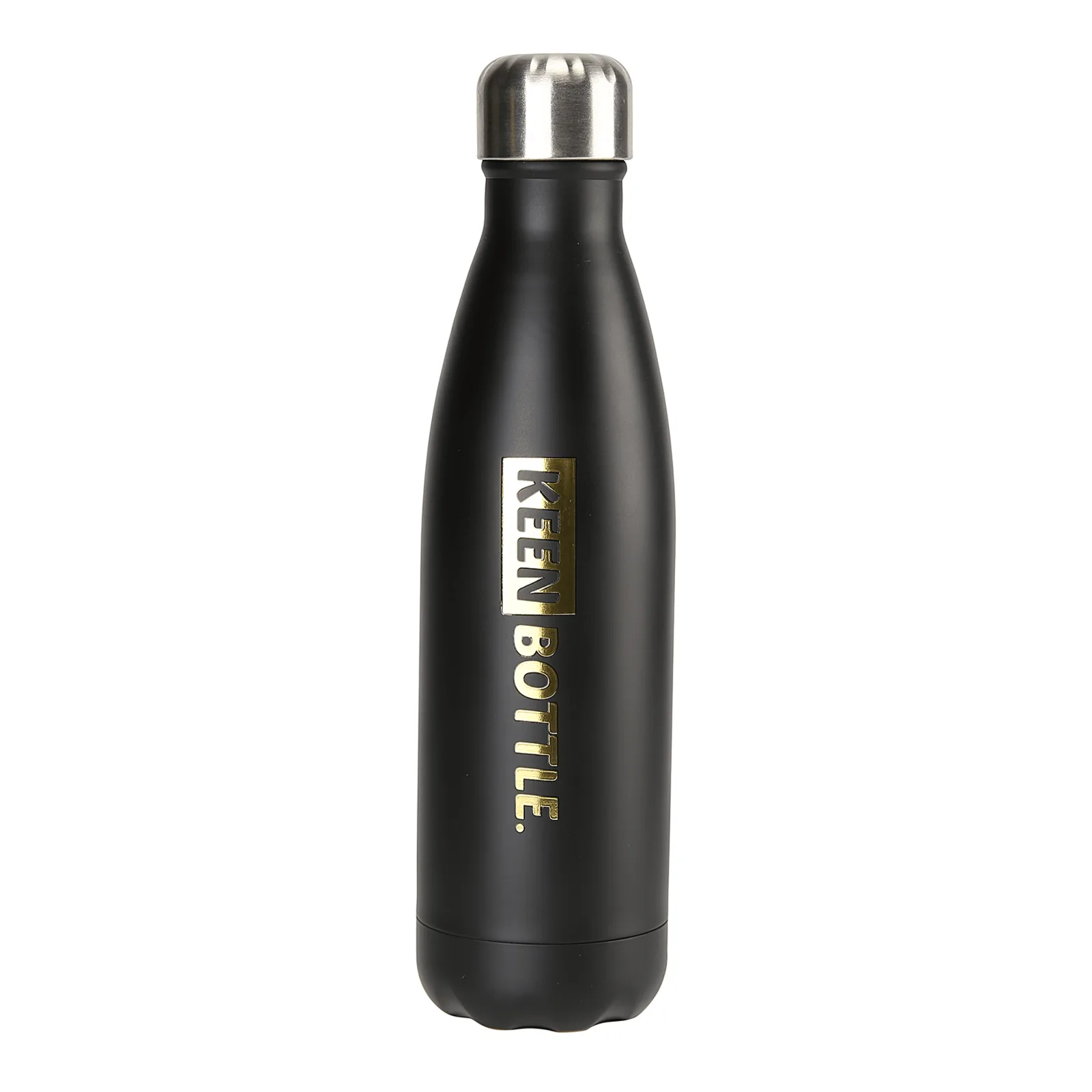 Keen Bottle waterfles 500ml zwart met goud logo
