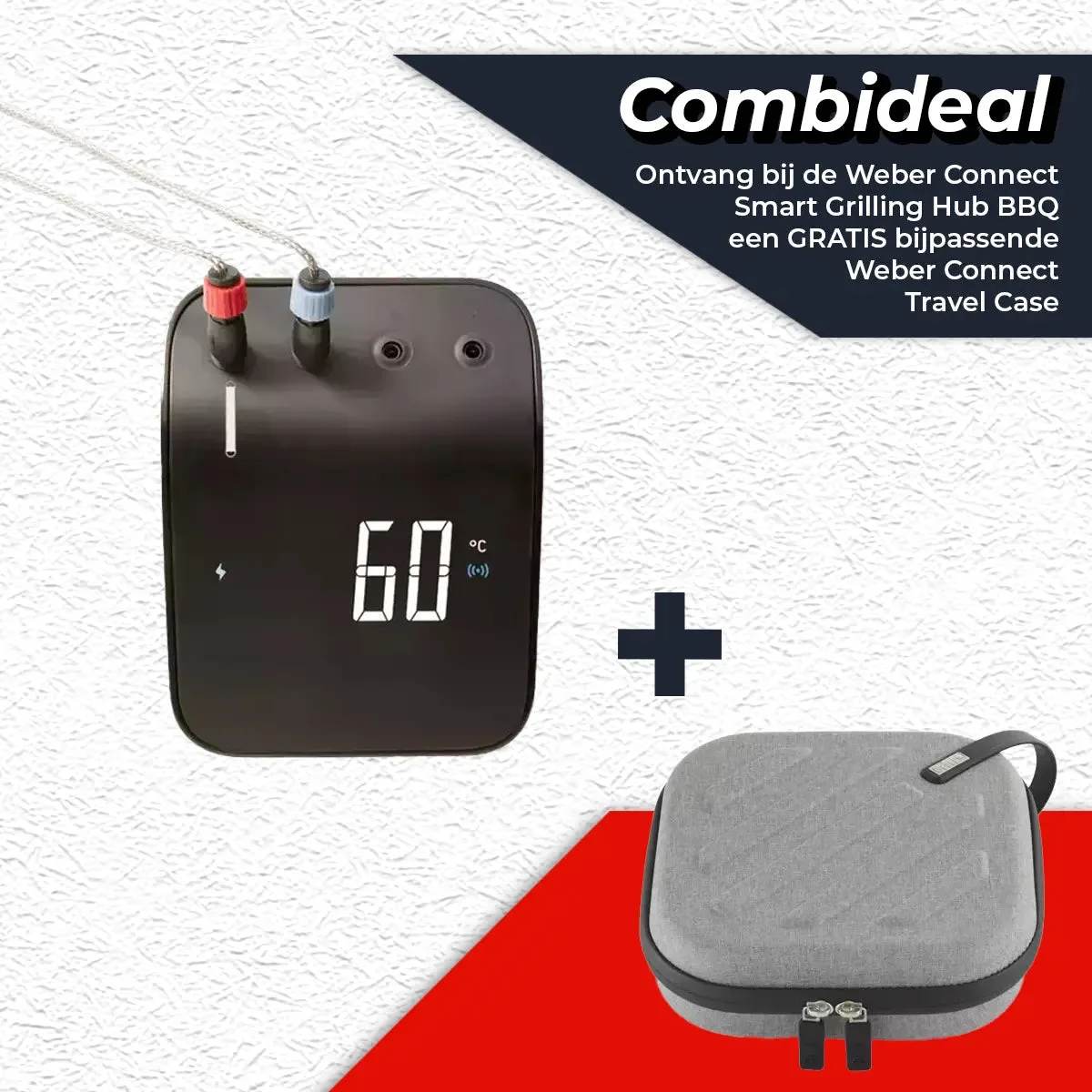 BBQ thermometer met 2 sondes - afbeelding 2