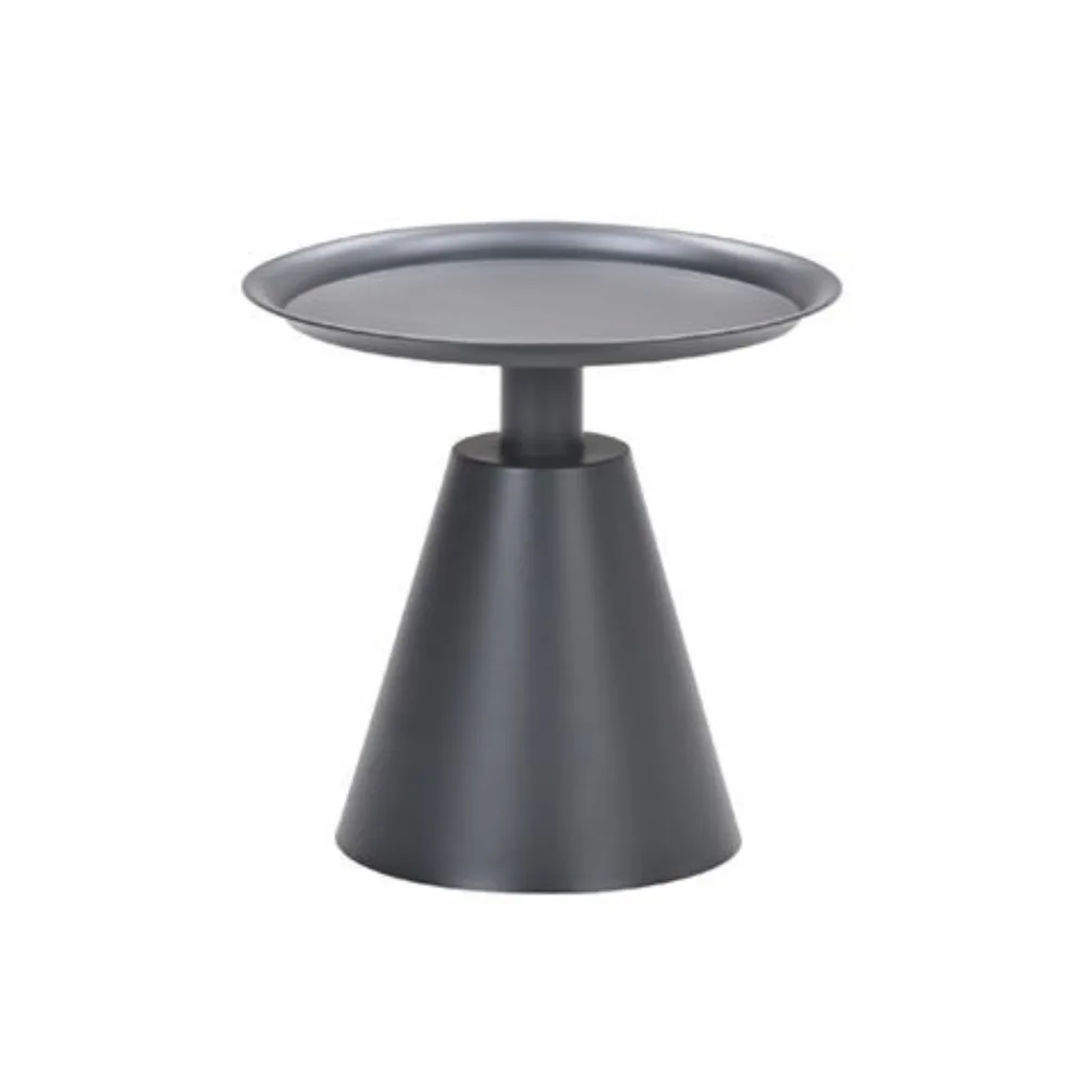 Zavala bijzettafel - diameter 50xH48 cm - carbon black