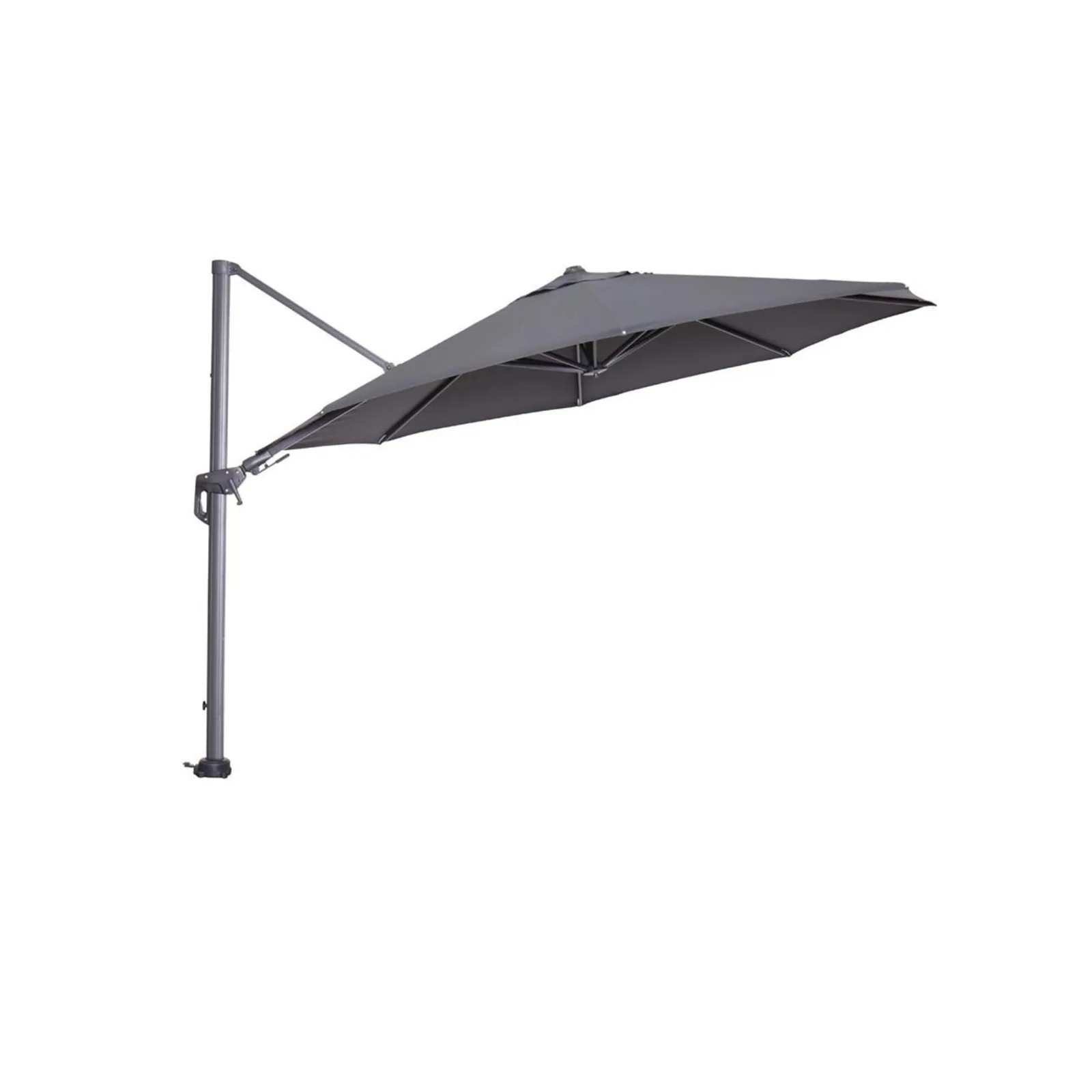 Hawaii zweefparasol - Ø350 cm - carbon black - donker grijs 5