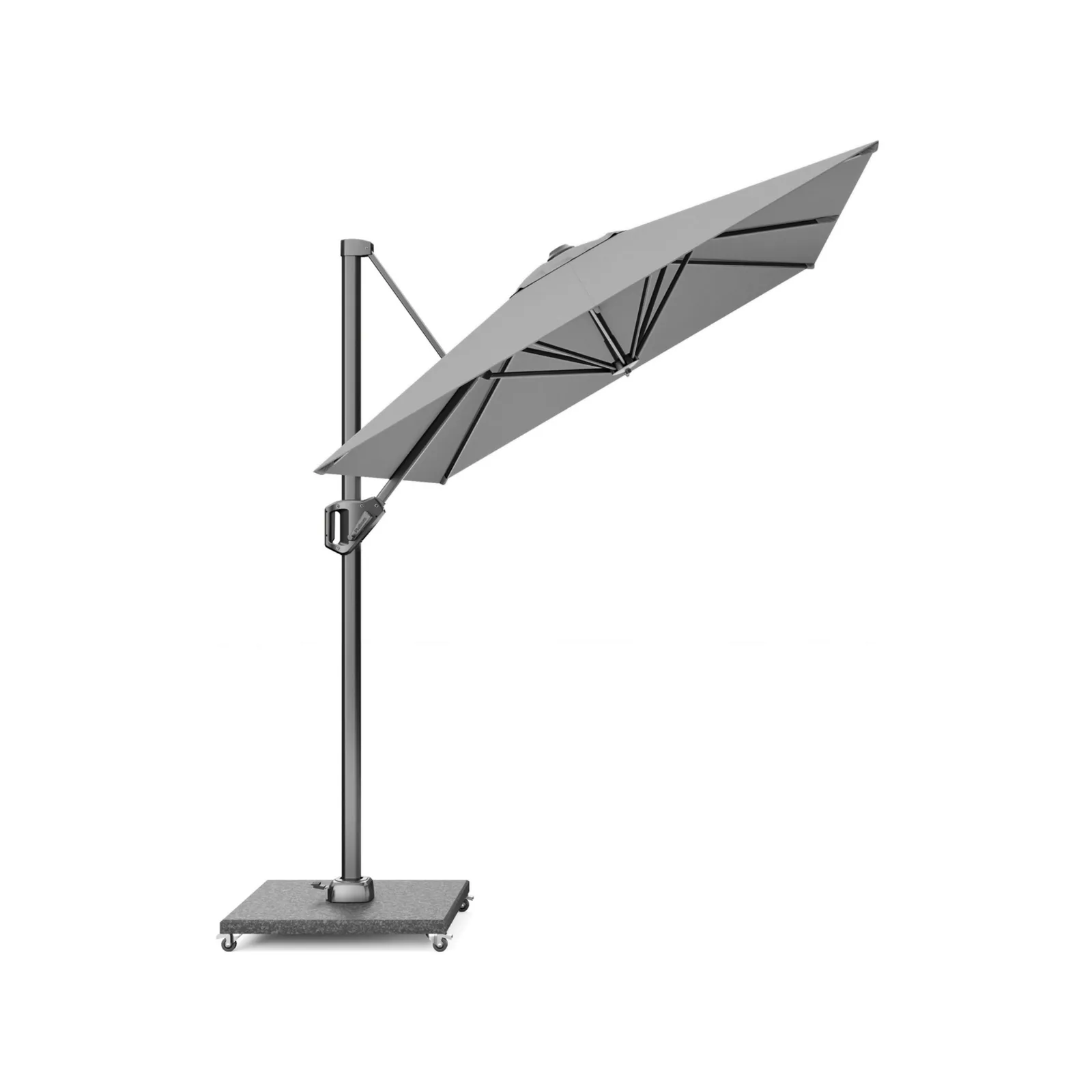 Platinum Sun &amp; Shade zweefparasol Voyager T¹ 300x200 lichtgrijs 8
