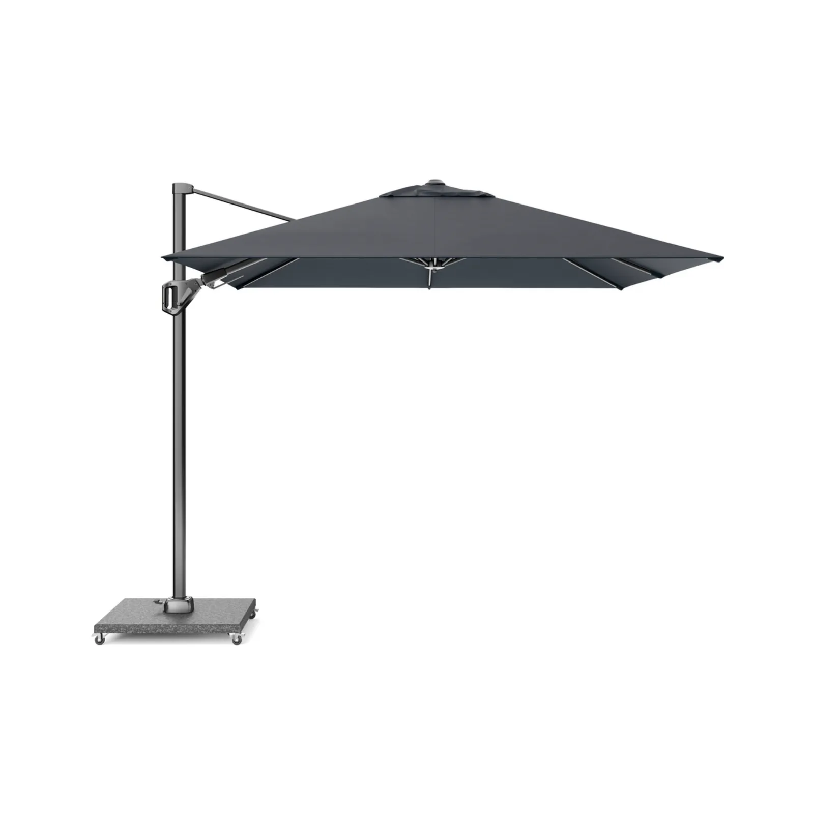 Platinum Sun &amp; Shade zweefparasol Voyager T² premium 270x270 Faded black.